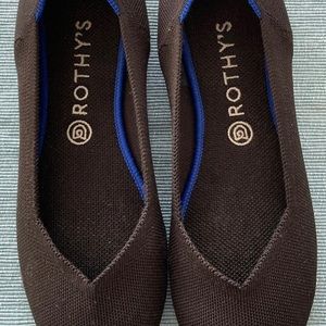 Rothy’s black ballet flats